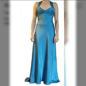 Calvin Klein Long Satin Dress